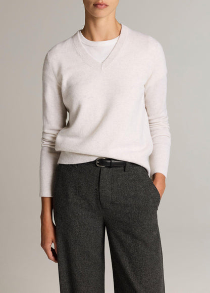 Cashmere Casual V-Neck Sweater - US 2464