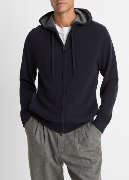 Cashmere Zip-Front Hoodie - US 8469