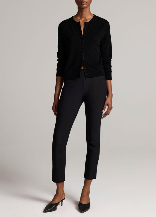 Bobbi High-Rise Stitch-Seam Ponte Legging - US 6637