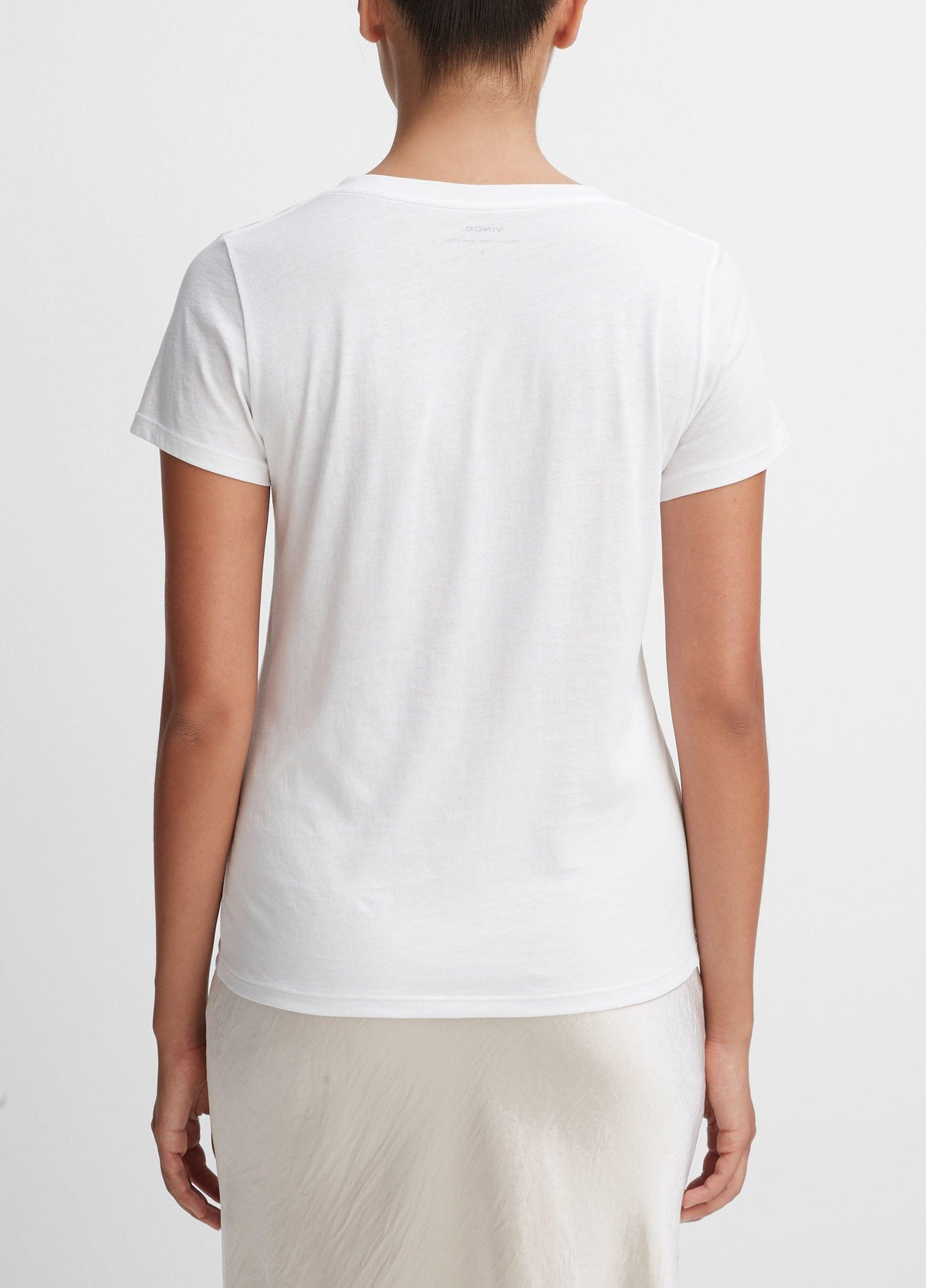 Essential Pima Cotton V-Neck T-Shirt - US 6432