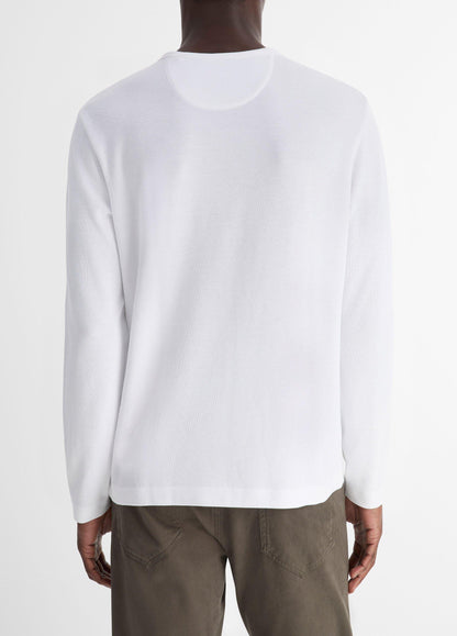 Pima Cotton Piqué Long-Sleeve T-Shirt - US 9242