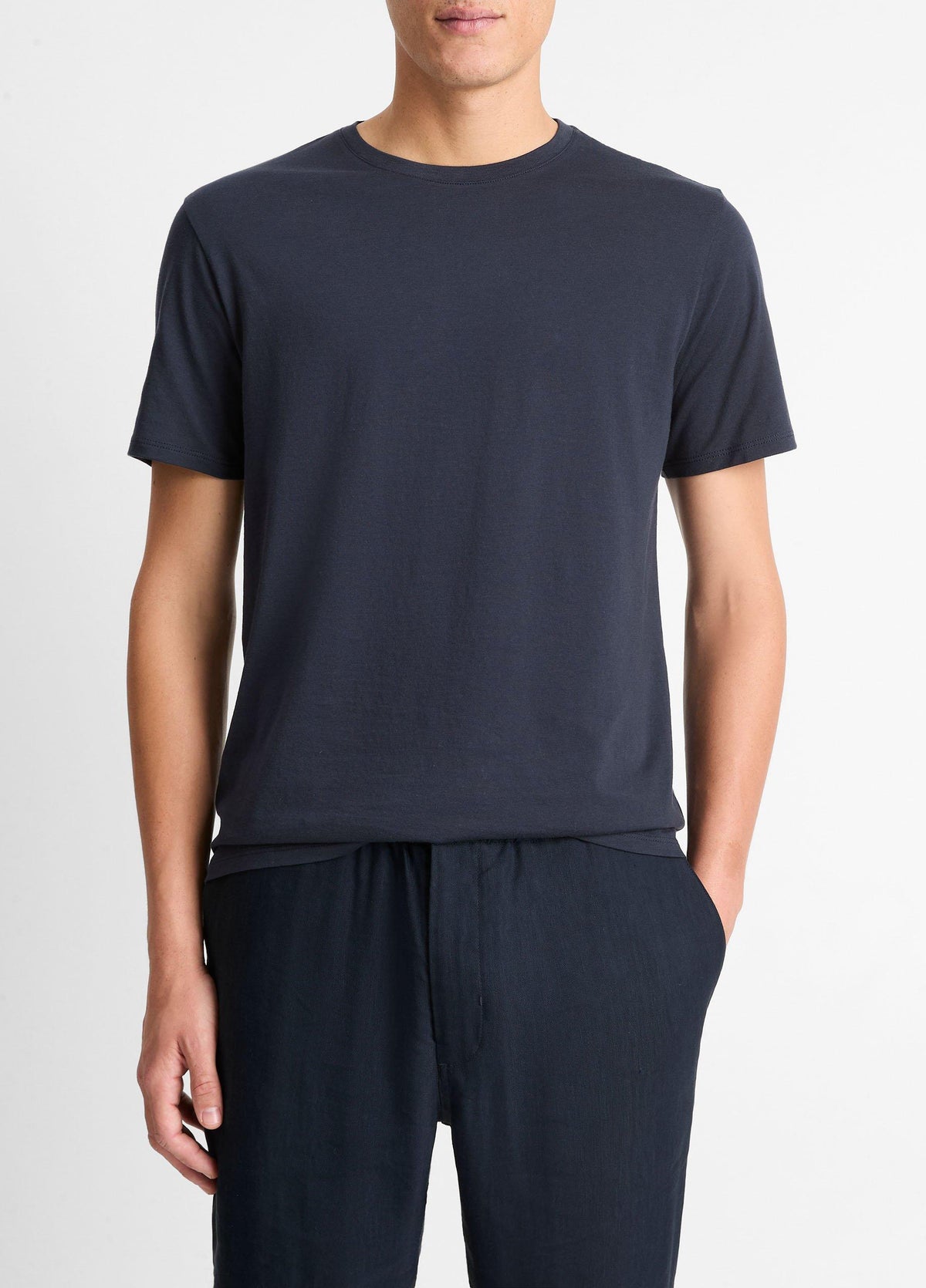Pima Cotton Crew Neck T-Shirt - US 8296