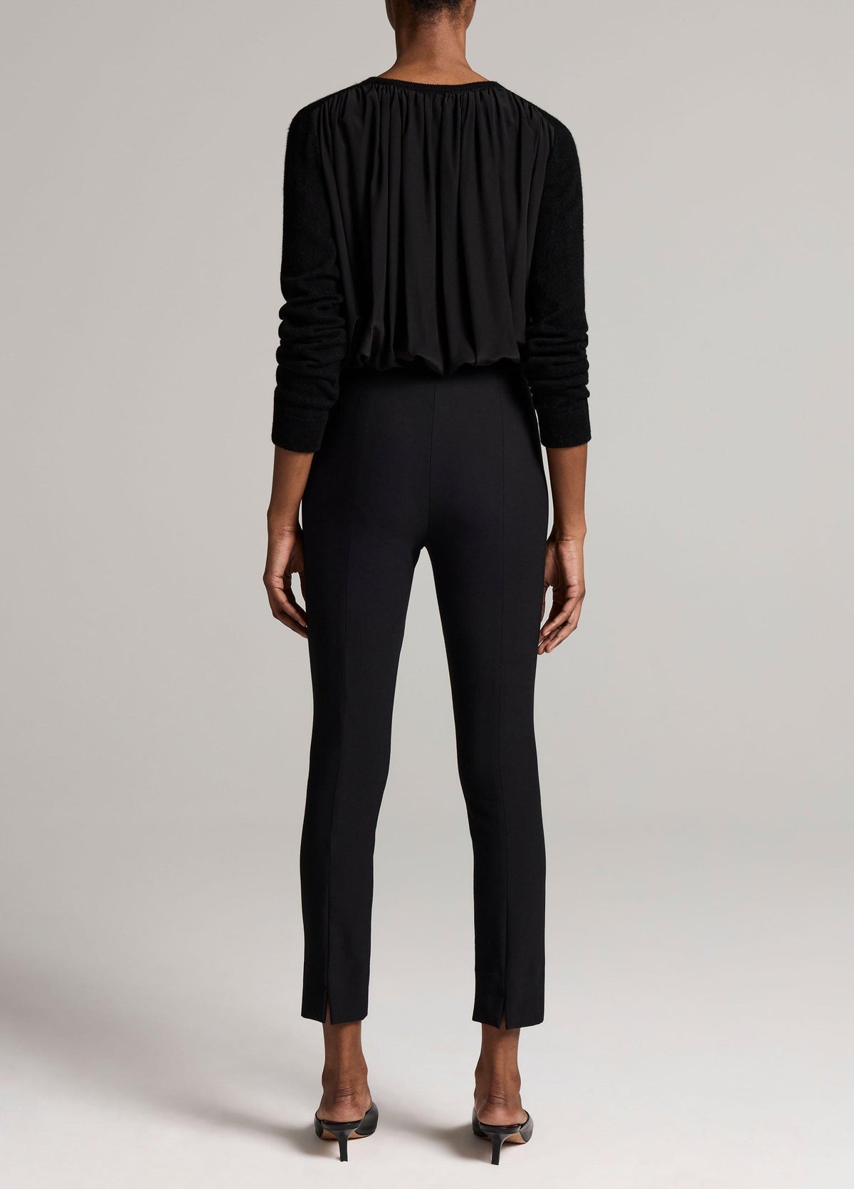 Bobbi High-Rise Stitch-Seam Ponte Legging - US 6637