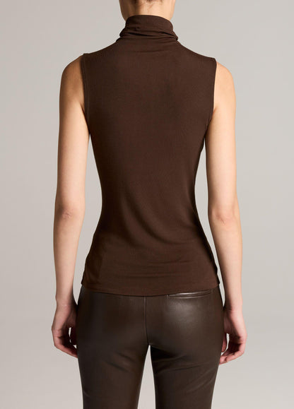 Jersey Sleeveless Turtleneck - US 1605