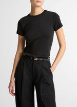 Pima Cotton-Blend '90s Shrunken T-Shirt - US 7982