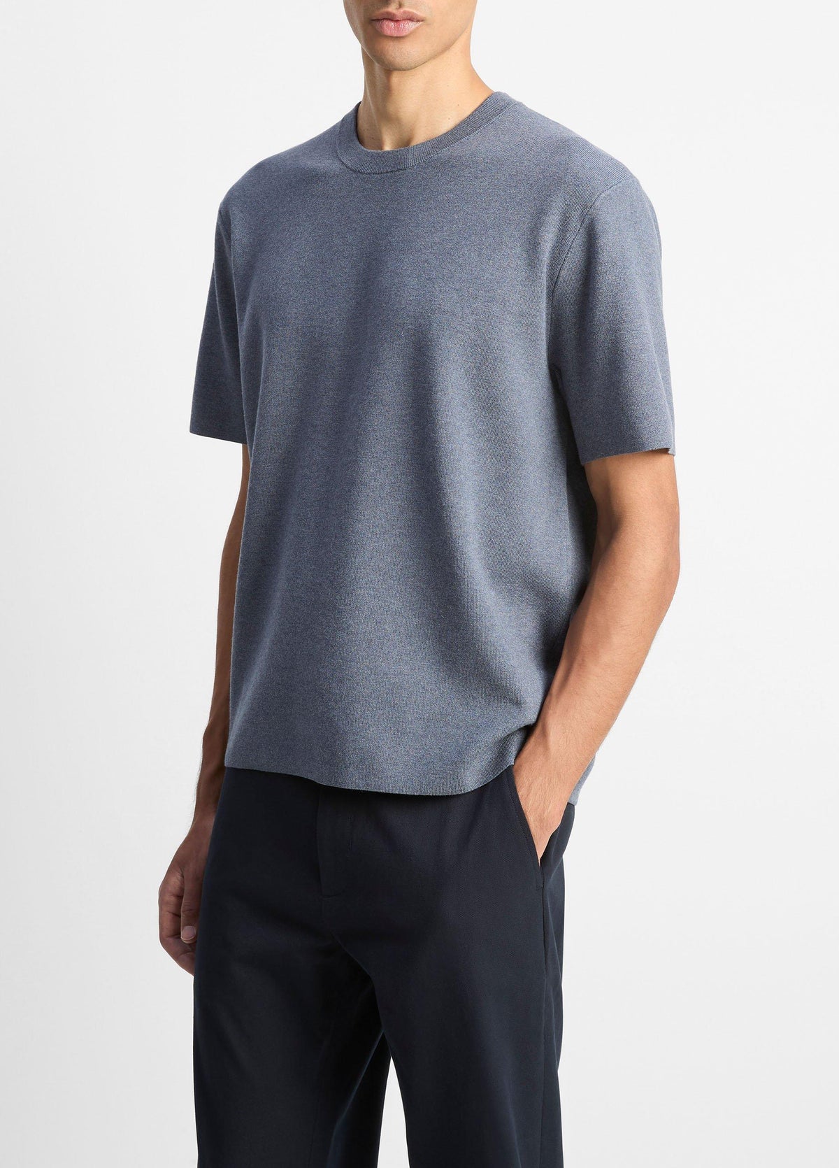 Milano Short-Sleeve Crew Neck Sweater - US 3329